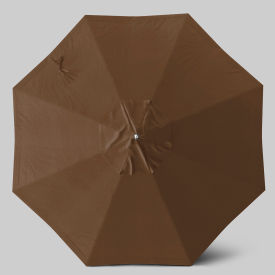 Newport 9' Patio Umbrella, Ashwood Simulation Pole, Sunbrella Teak