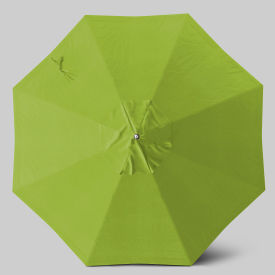 Newport 9' Patio Umbrella, Matte White Pole, Sunbrella Macaw