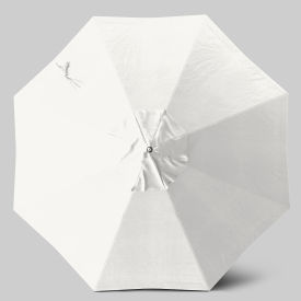 Newport 9' Patio Umbrella, Black Pole, Sunbrella Natural