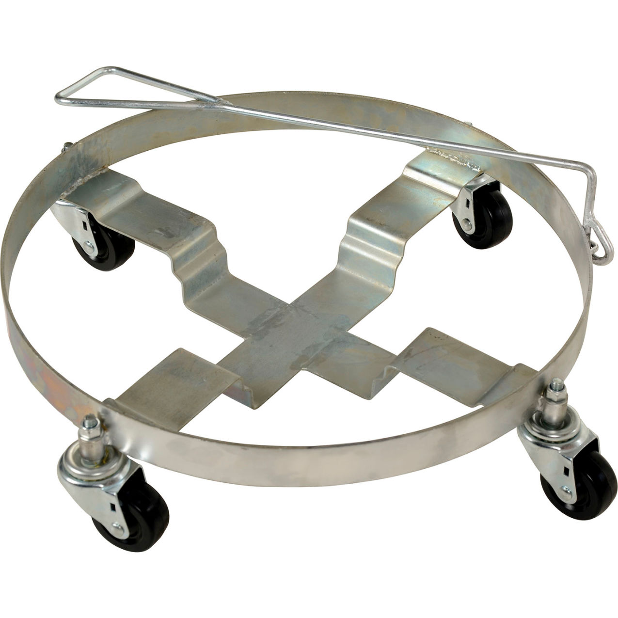 Mobile Drum Dolly w/ Handle For 5 Gallon Pail, 30 & 55 Gallon Drums, 1000 lb Capacity