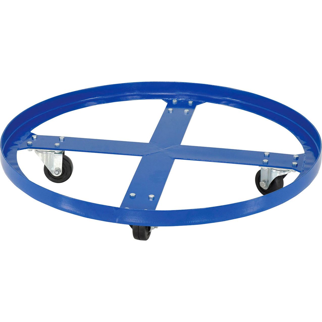 Over Pack Drum Dolly For 55 Gallon Drum, 28-3/8" Dia., 900 lb. Capacity