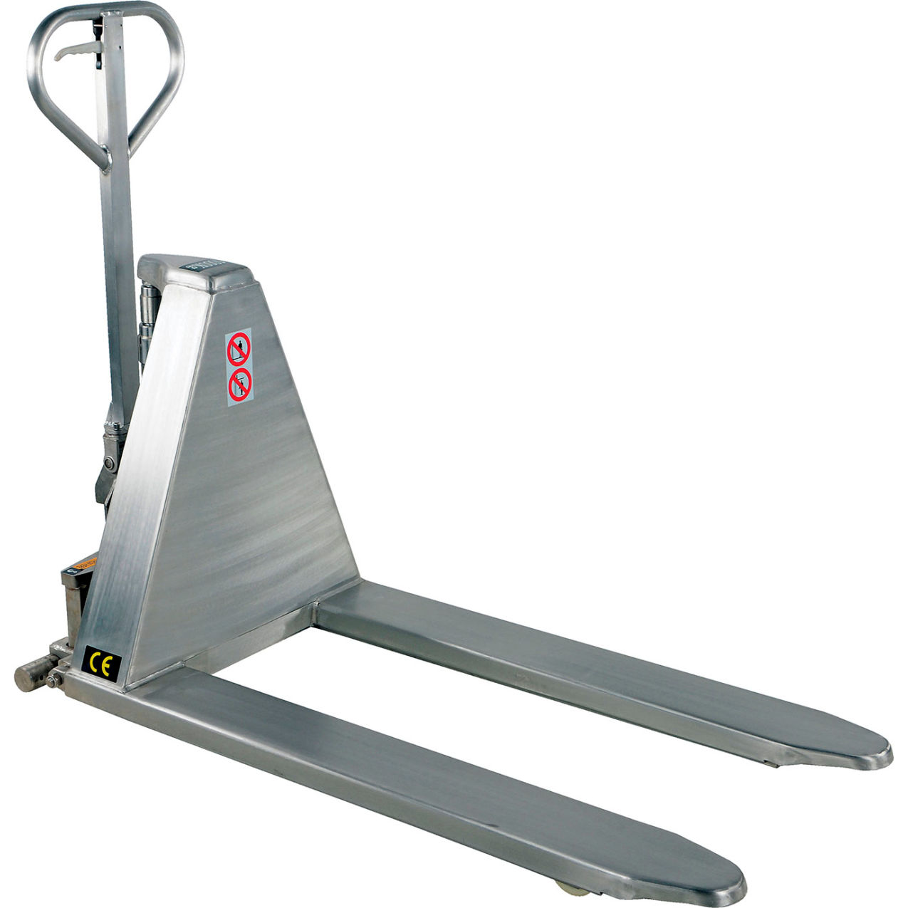 Stainless Steel Hand Pump Tote Lift, 2000 lb. Capacity, 27"W x 60"L