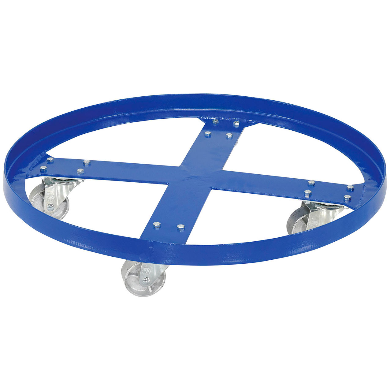 Over Pack Drum Dolly For 55 Gallon Drum, 28-3/8" Dia., 1200 lb. Capacity