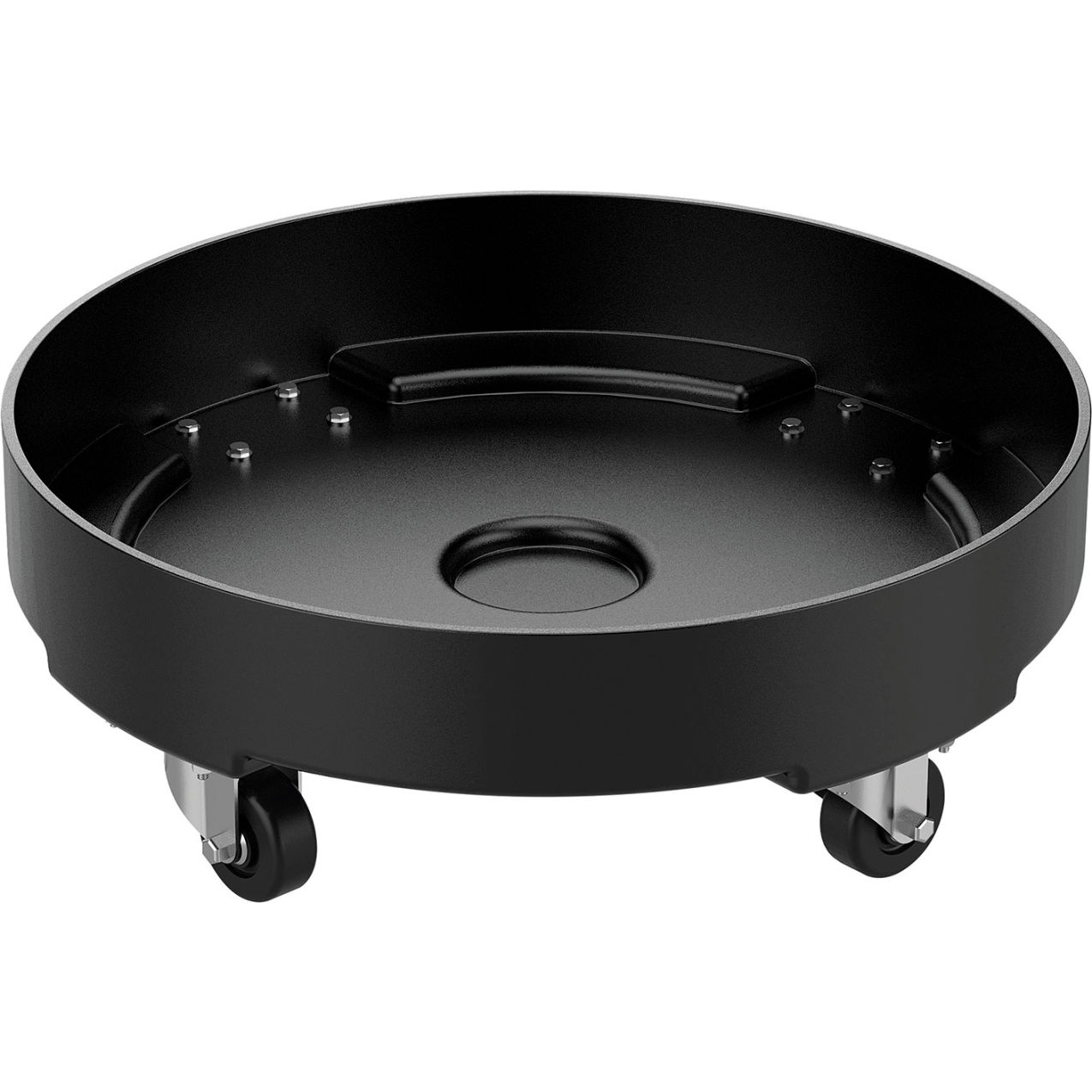 Light Duty Drum Dolly For 5 Gallon Pail & 30 Gallon Drum, 300 lb Capacity, Black