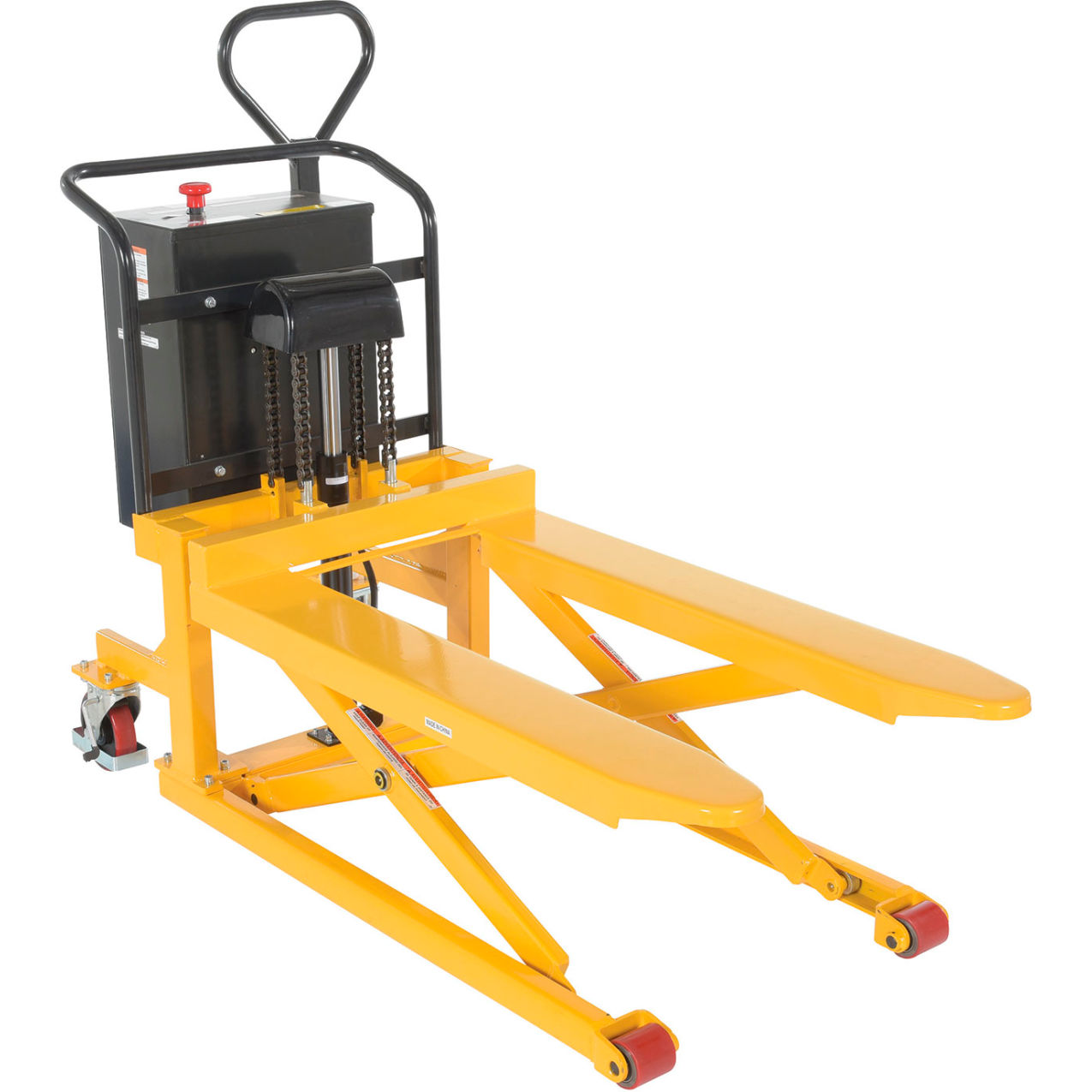 Steel Tote-A-Load DC Powered, 2200 lb. Capacity, 32-5/8"W x 68"L