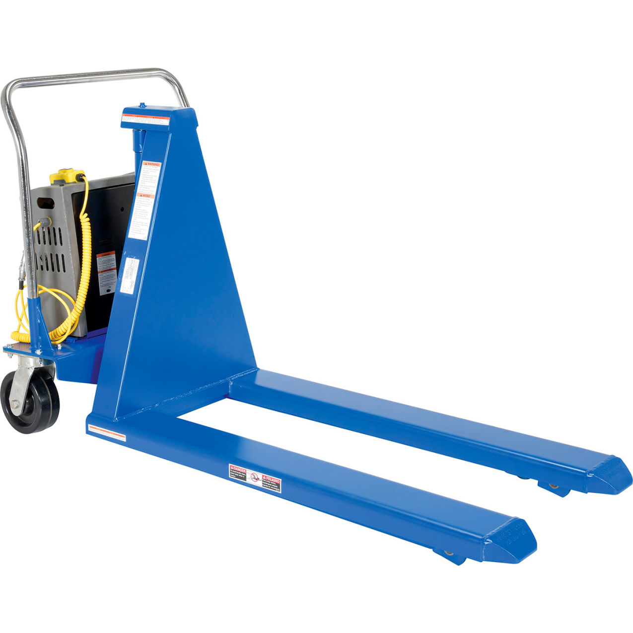Steel DC Powered High Lift Table, 2500 lb. Capacity, 32"W x 69-7/16"L