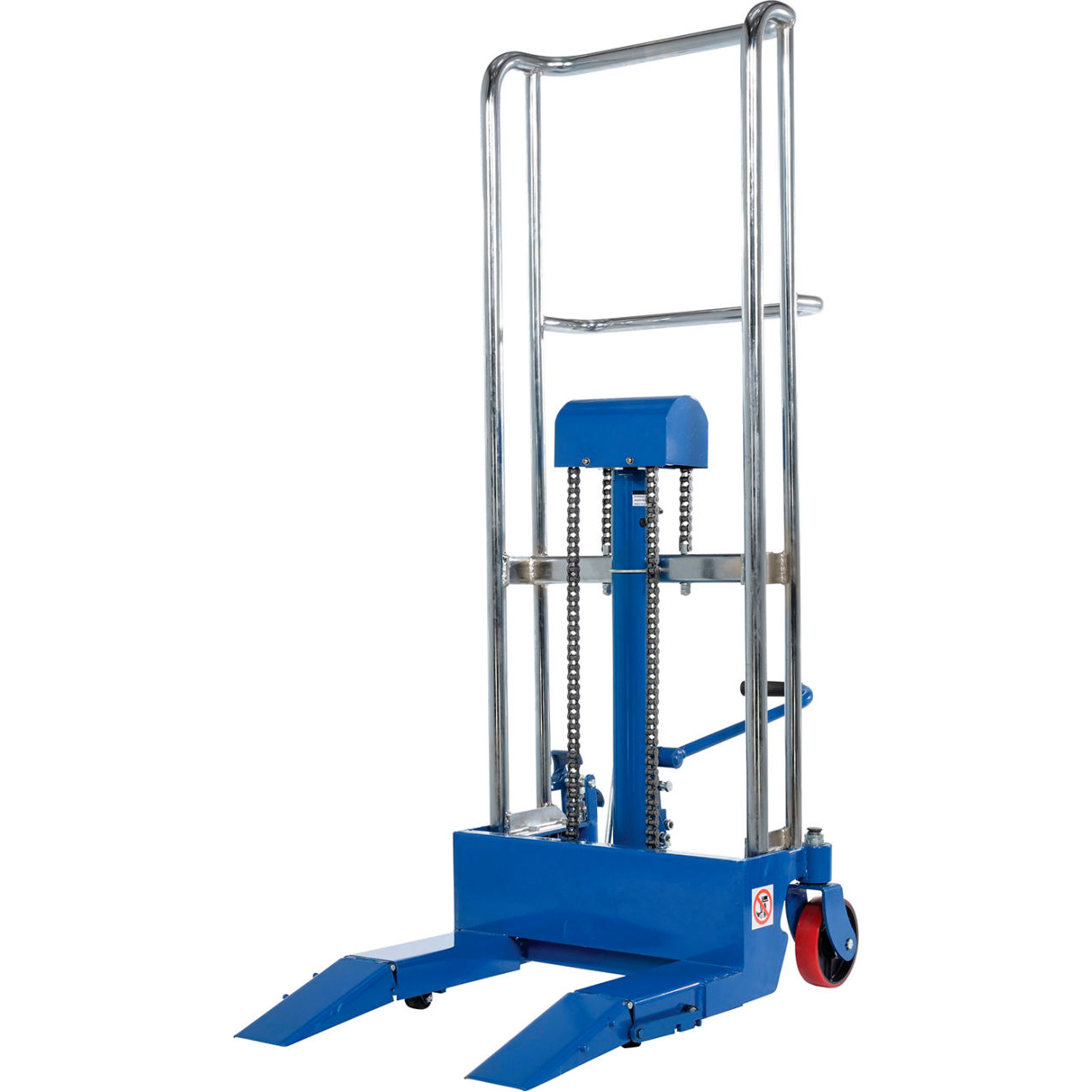 Steel Hydraulic Compact Roll Lifter, 400 lb Capacity