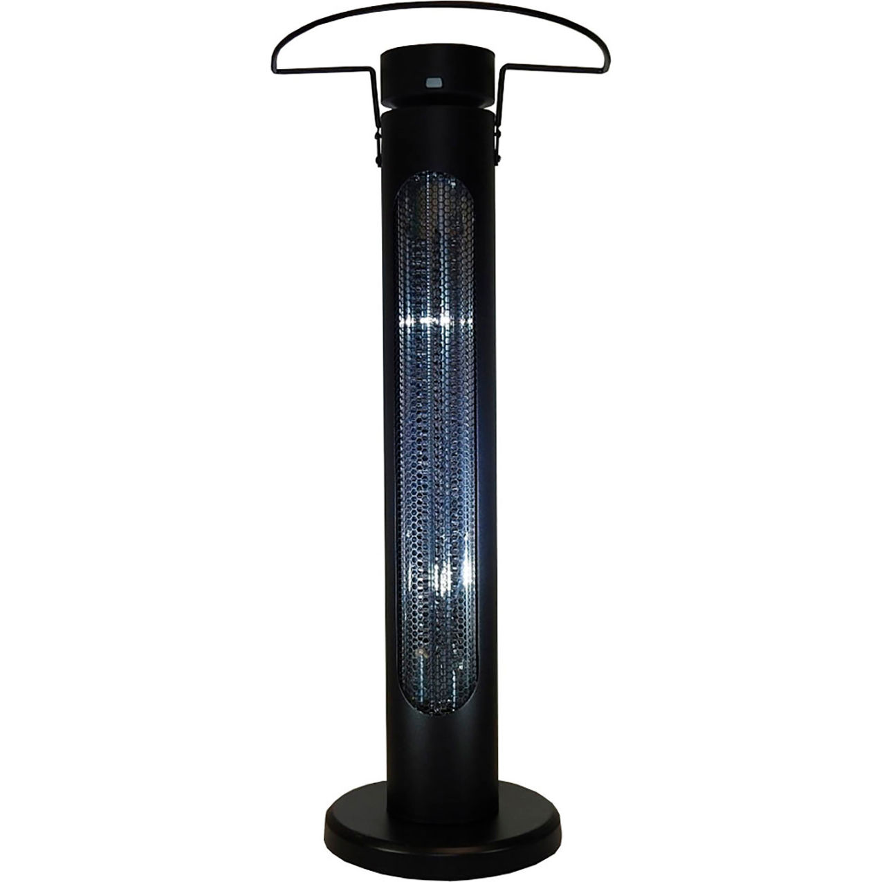 Vertical Infrared Oscillating Electric Heater with Remote Control, 1500W, 120V, Black