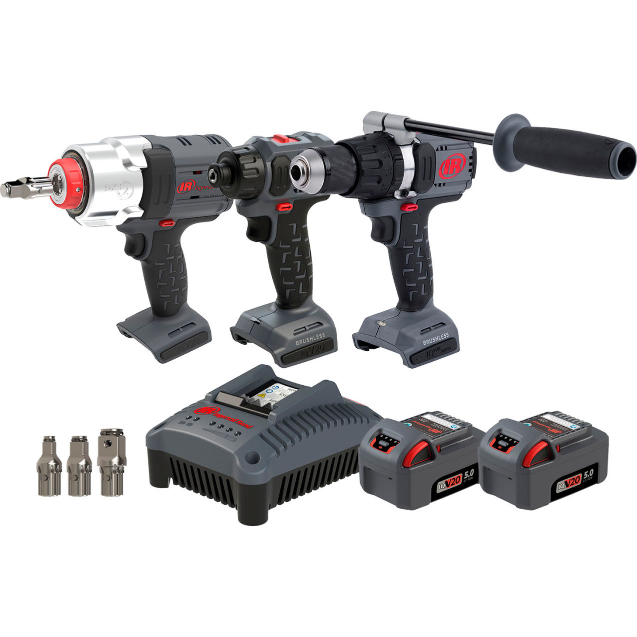 20V Cordless Combo Tool Kit, 1/4" Screwdriver, 1/2" Hammer Drill, DXS Impact