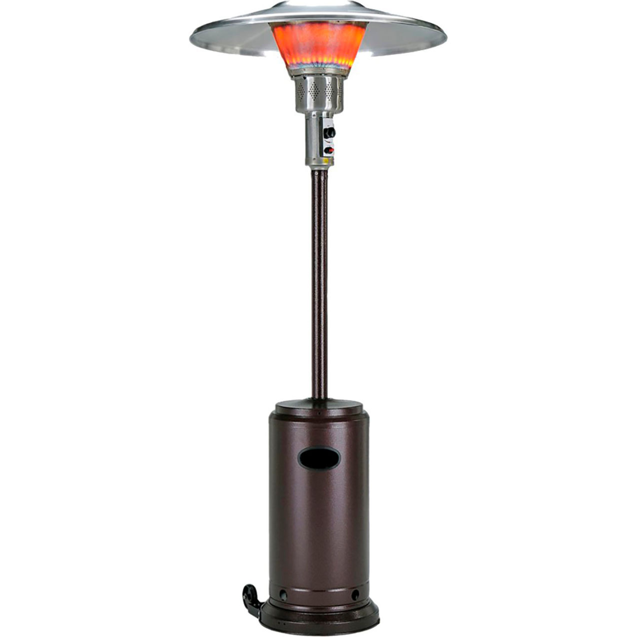 Commercial Patio Heater, 40000 BTU, Propane, Hammered Bronze