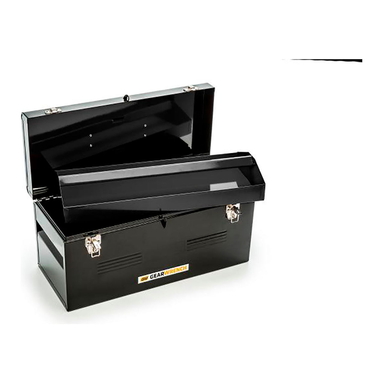 Machinist Tool Box, 19"W x 6"D x 6-1/2"H, Black