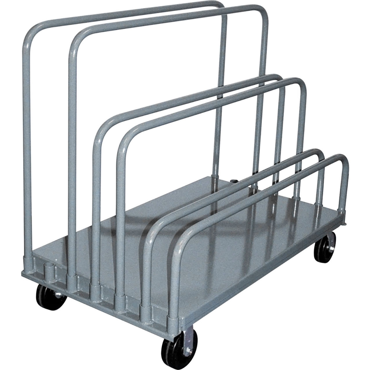 Steel Upright Panel Mover, 60"L x 30"W x 45"H, 2000 lb. Capacity, Gray