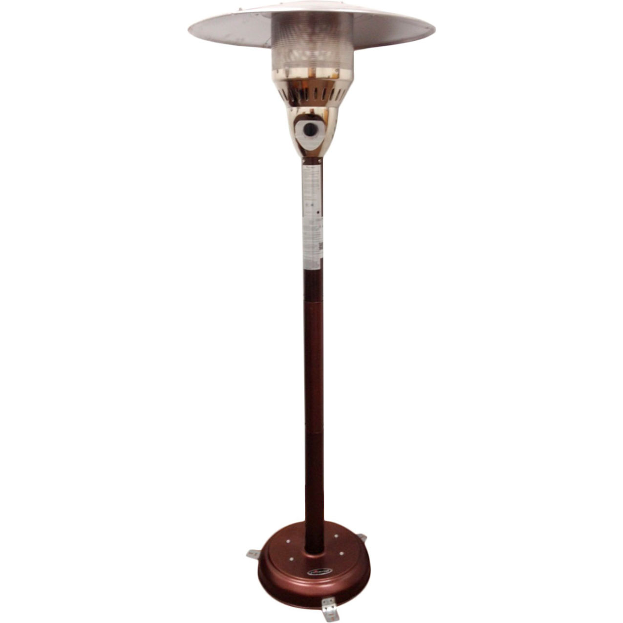 Outdoor Patio Heater, 41000 BTU, Natural Gas, Hammered Bronze