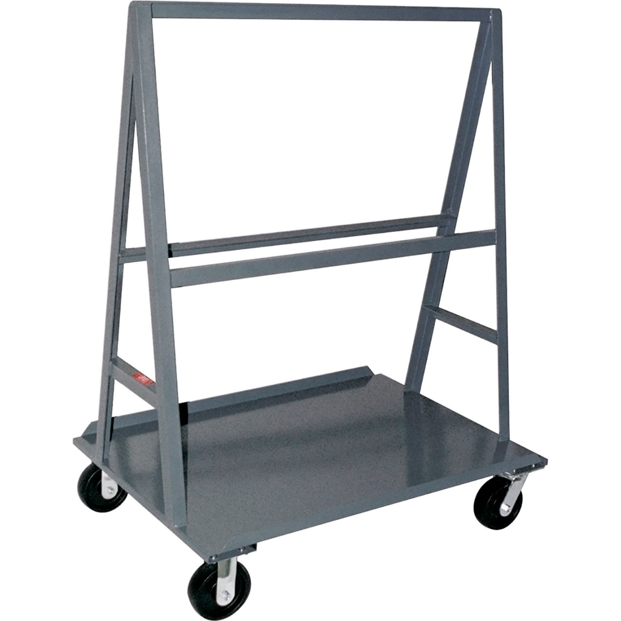 Steel A-Frame Panel Truck, 60"L x 30"W x 57"H, 2000 lb Capacity, Gray
