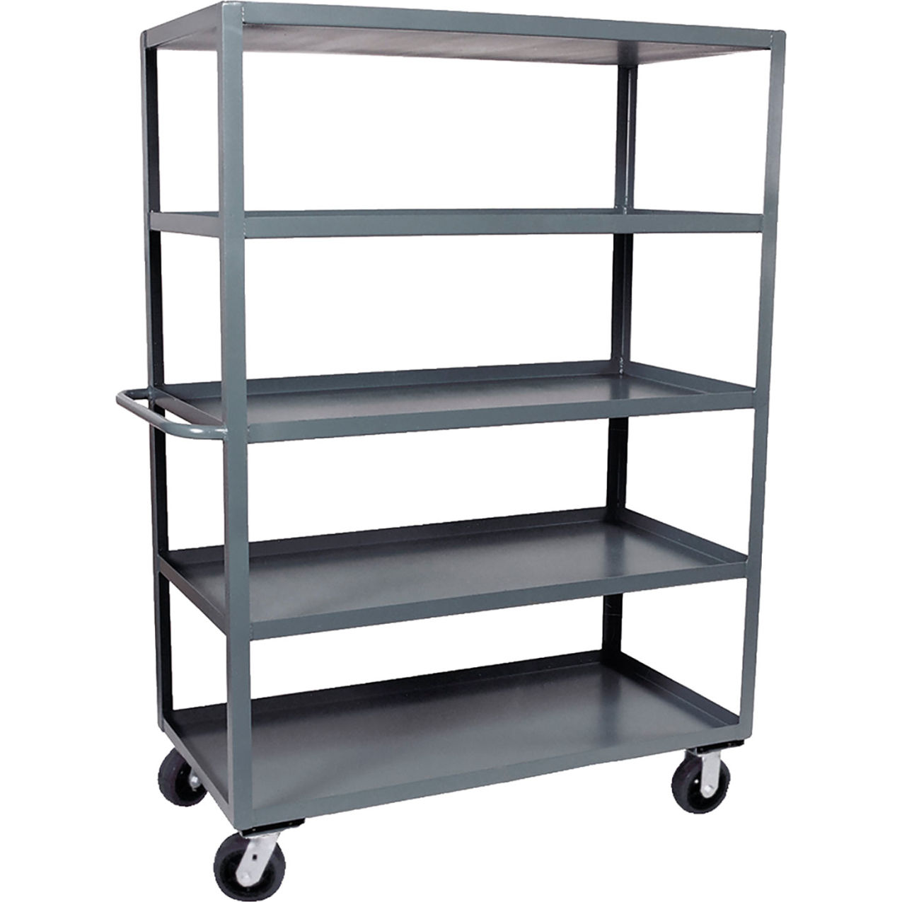 Stock Truck with 5 Shelves Lips Up, 3000 lb. Capacity, 72"L x 36"W x 68"H