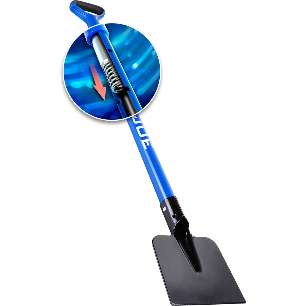 7" Impact Reducing Steel Ice Chopper with Shock Absorbing Handle