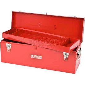 General Purpose Tool Box, Double Latch, 26"L x 8-1/2"D x 9-1/2"H