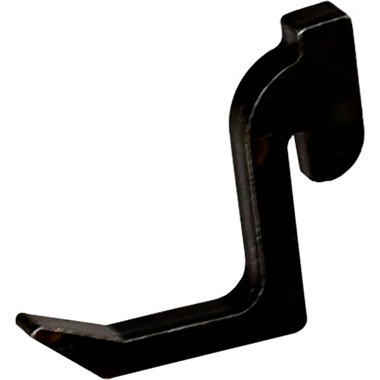 1" Standard Hook, Black, Pack of 10