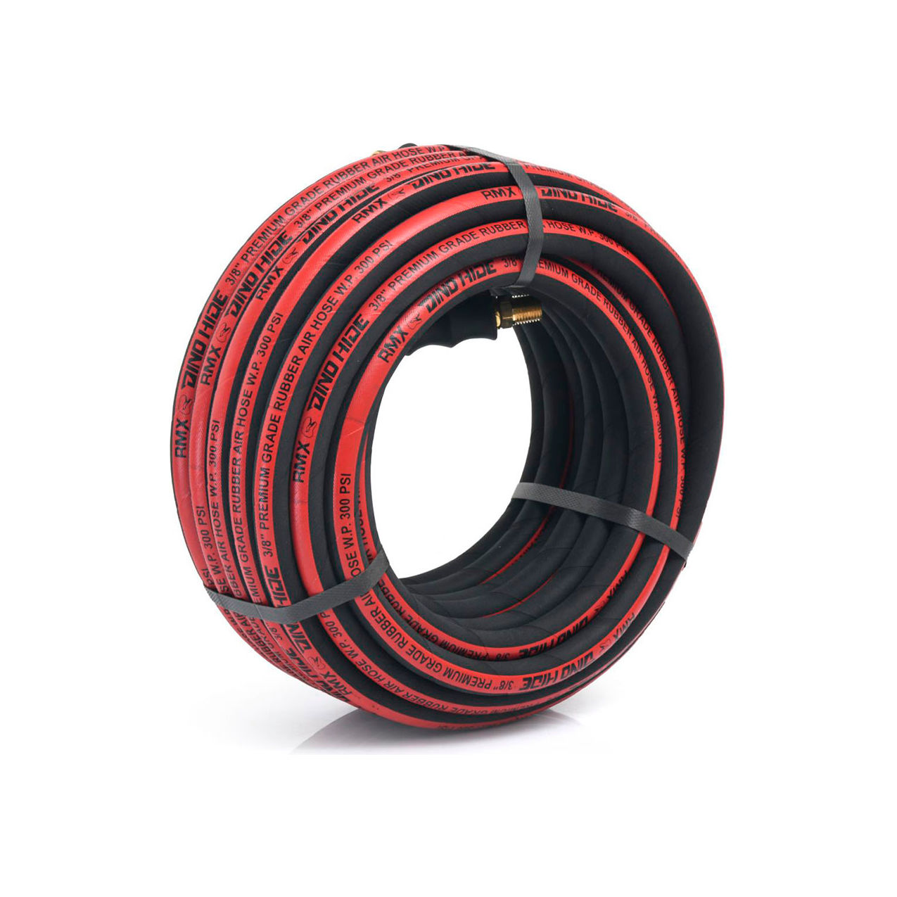 Rubber Air Hose Assembly, 3/8"ID x 50'L