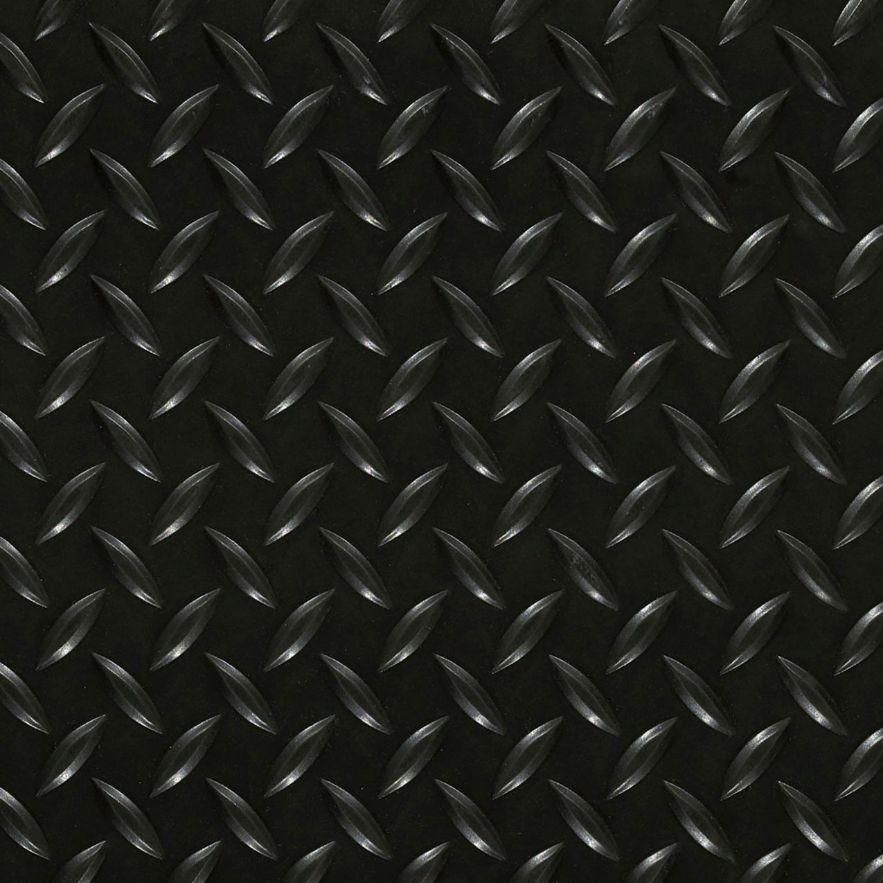 Diamond Plate Switchboard Mat, 1/4" Thick, 3' x 75', Black
