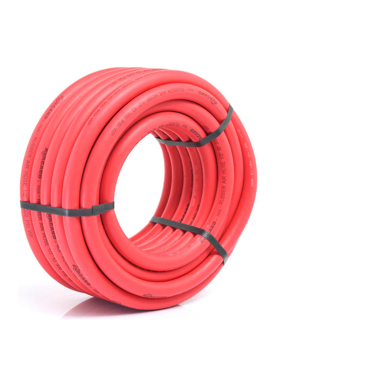Rubber Air Hose Assembly, 1/2" ID x 50'L