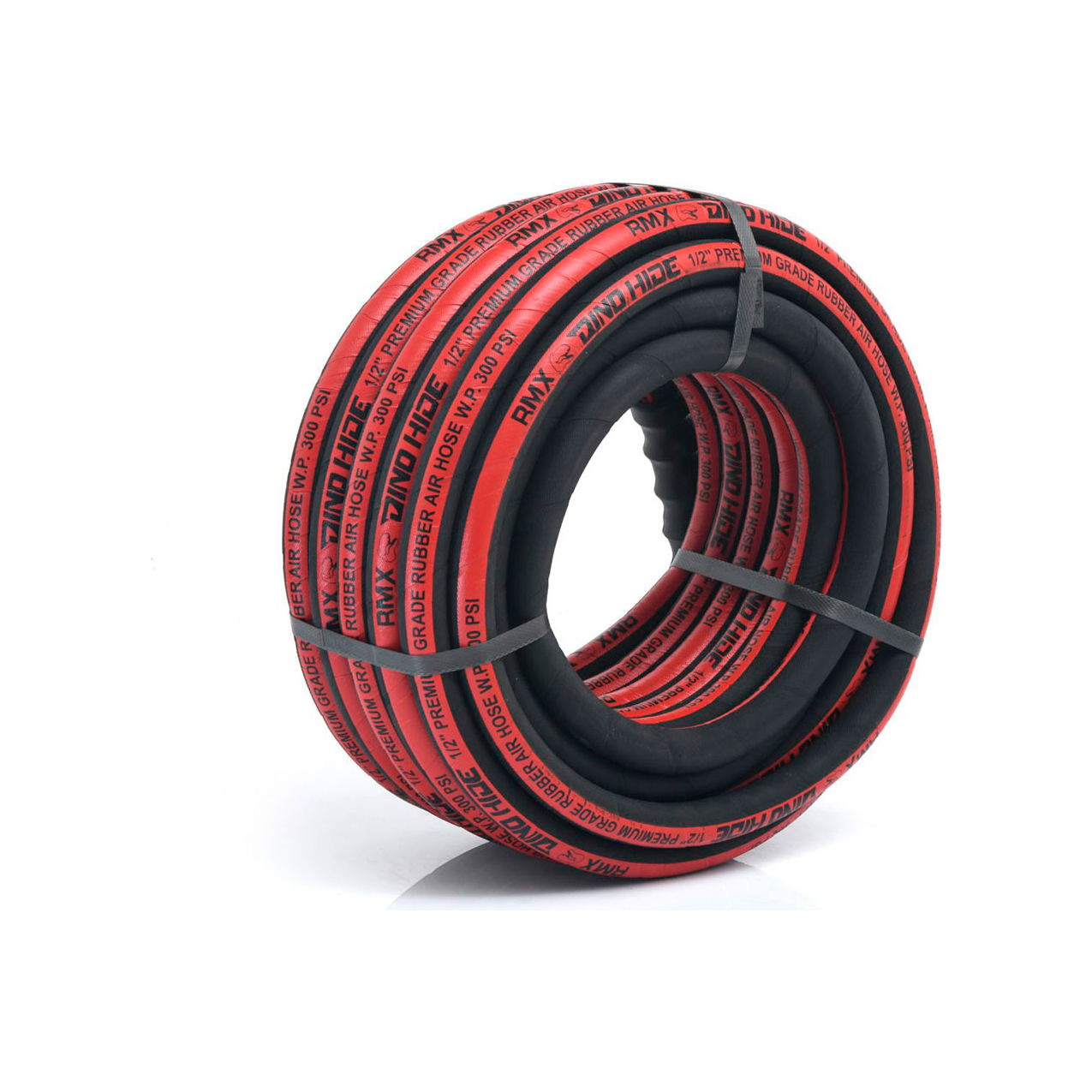 Rubber Air Hose Assembly, 1/2" ID x 50'L