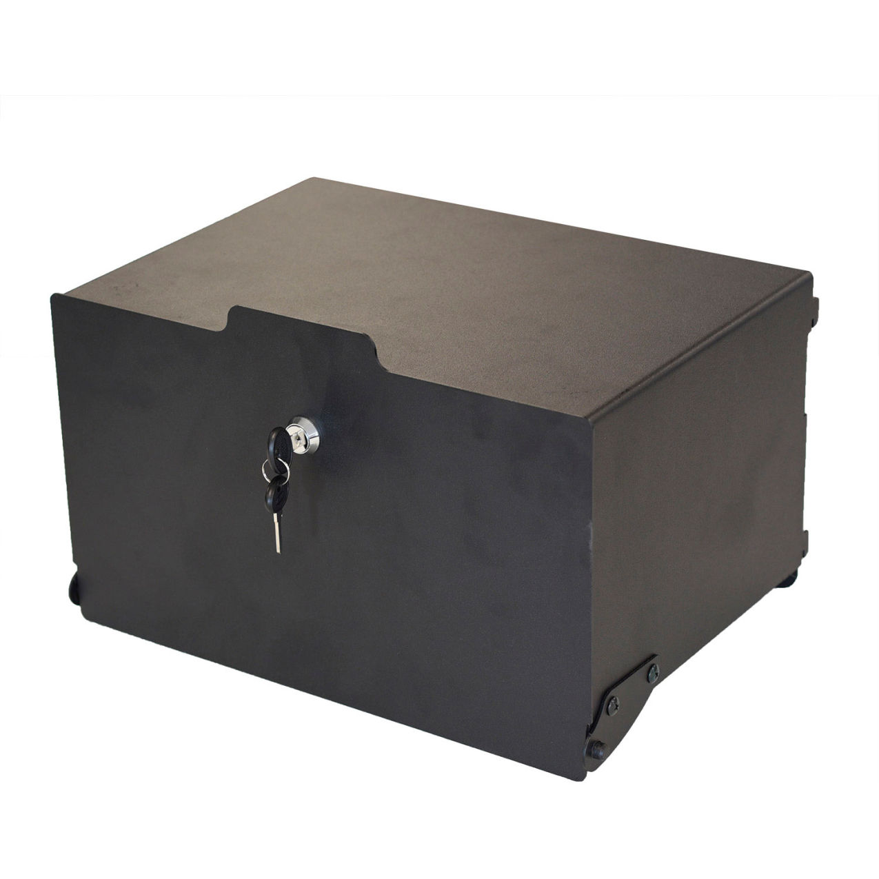 Steel Lock Box, 14"L x 10"W x 7-1/2"H