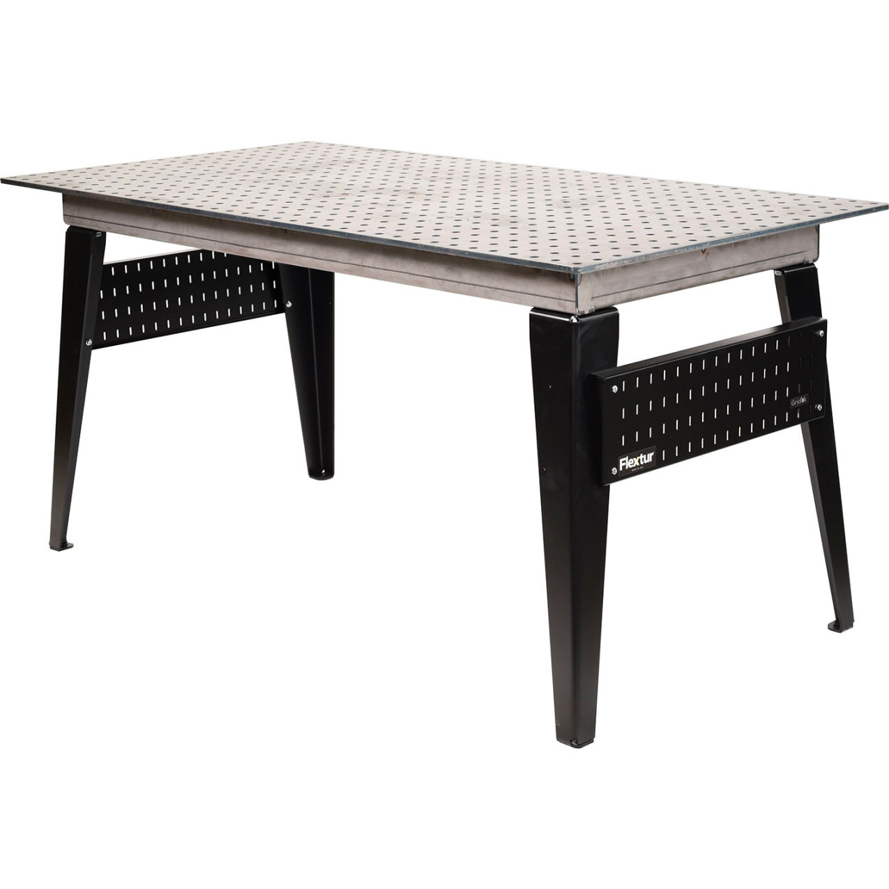 Welding Table with Metal Pegboard & Tool Board Panels, 36"L x 72"W x 35"H
