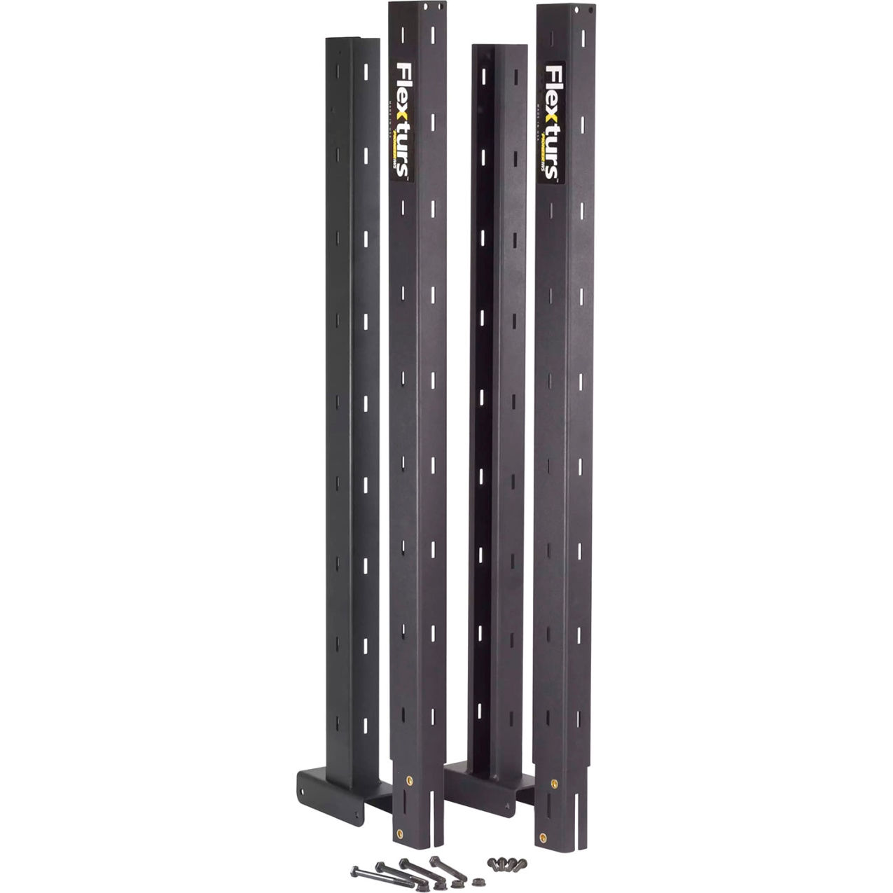 Mobile Tool Board Post, 38"W x 73"H, Black, Pack of 2