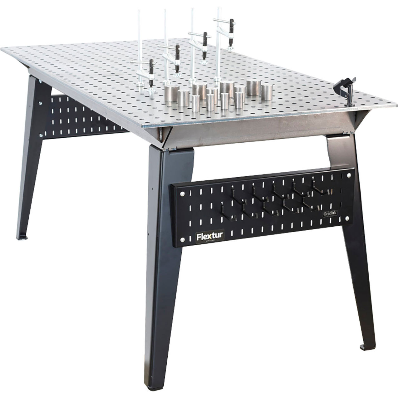 Welding Table with 27 Piece Fixturing Kit, 36"L x 72"W x 35"H