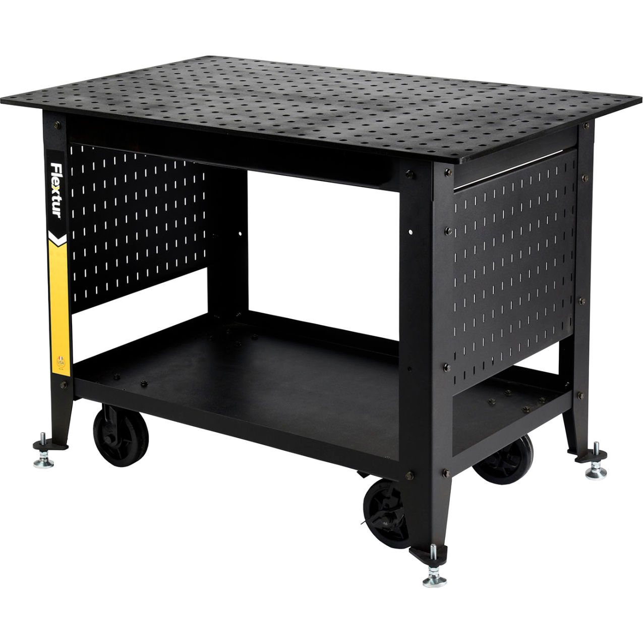 Mobile Nitride Welding Table Cart, 48"L x 30"W x 35"H