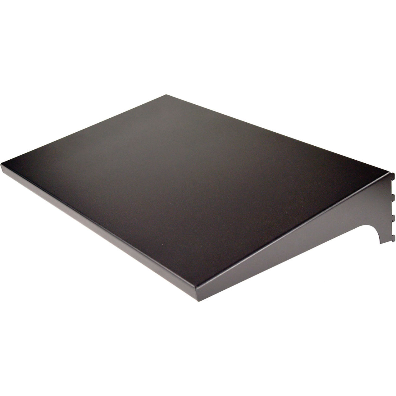 20W x 7"H Shelf, Black, Pack of 2