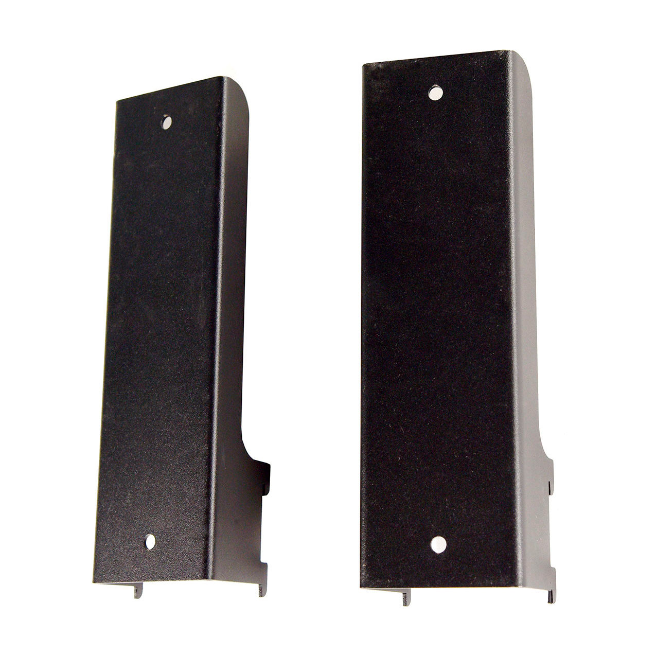 Sign Bracket, 3"W x 10-1/4"H, Black, Pack of 2