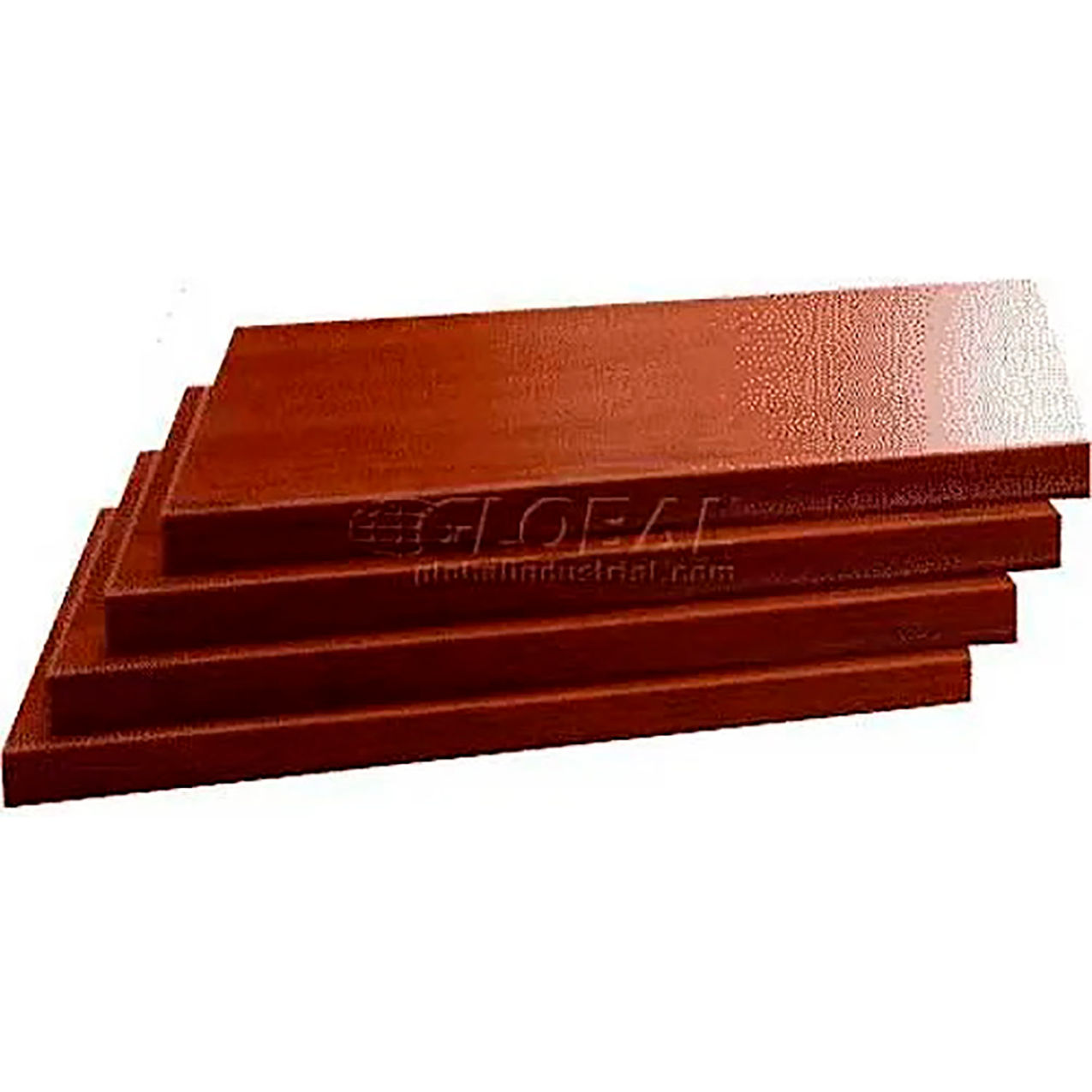 Slatwall Shelves, Finished on 2 Sides & 3 Edges, 14"W x 3/4"H, Cherry, Pack of 4