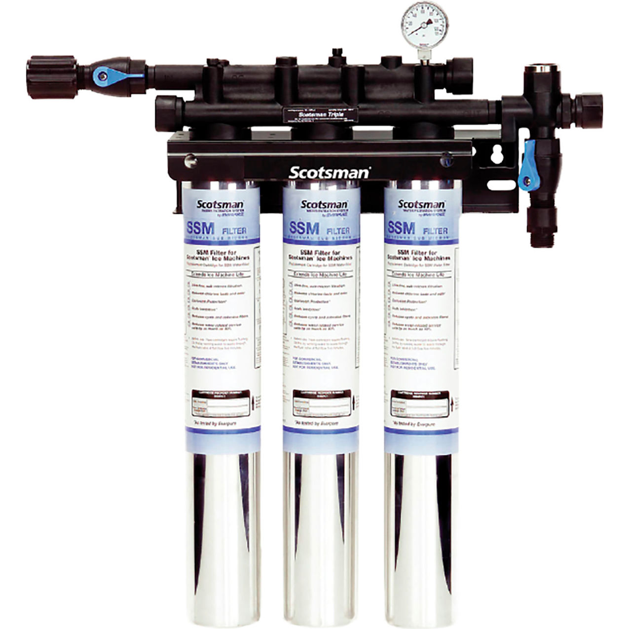 SSM Plus Water Filter Assembly, Triple System, 5.01 GPM