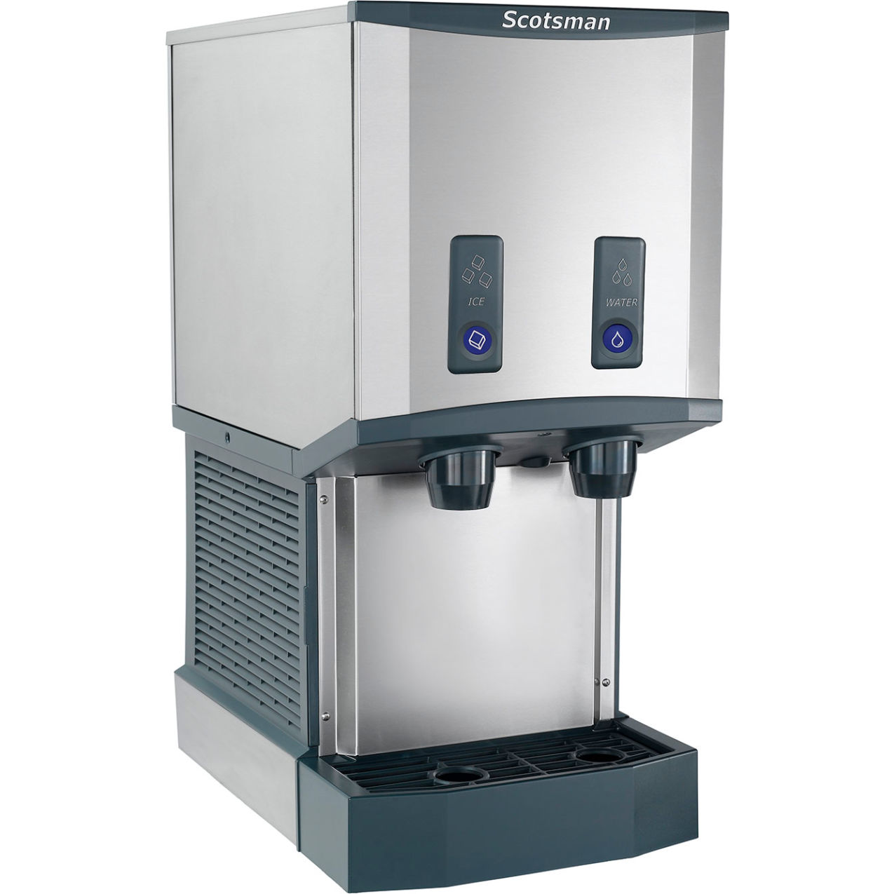 Ice & Water Dispenser, Air Cooled, Antimicrobial, 196 lb. Production/24 Hrs., 12 lb.