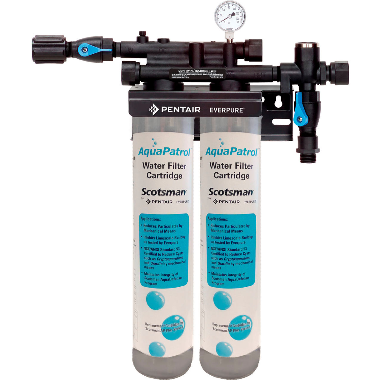 AquaPatrol Plus Water Filtration System, 17"W x 6"D x 19"H