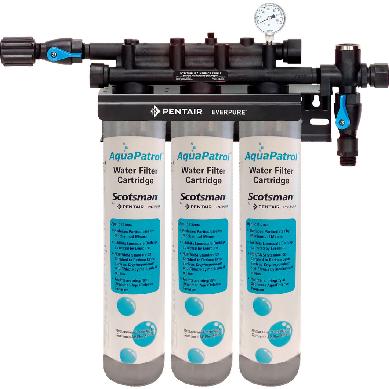 AquaPatrol Plus Water Filtration System, 21"W x 6"D x 19"H
