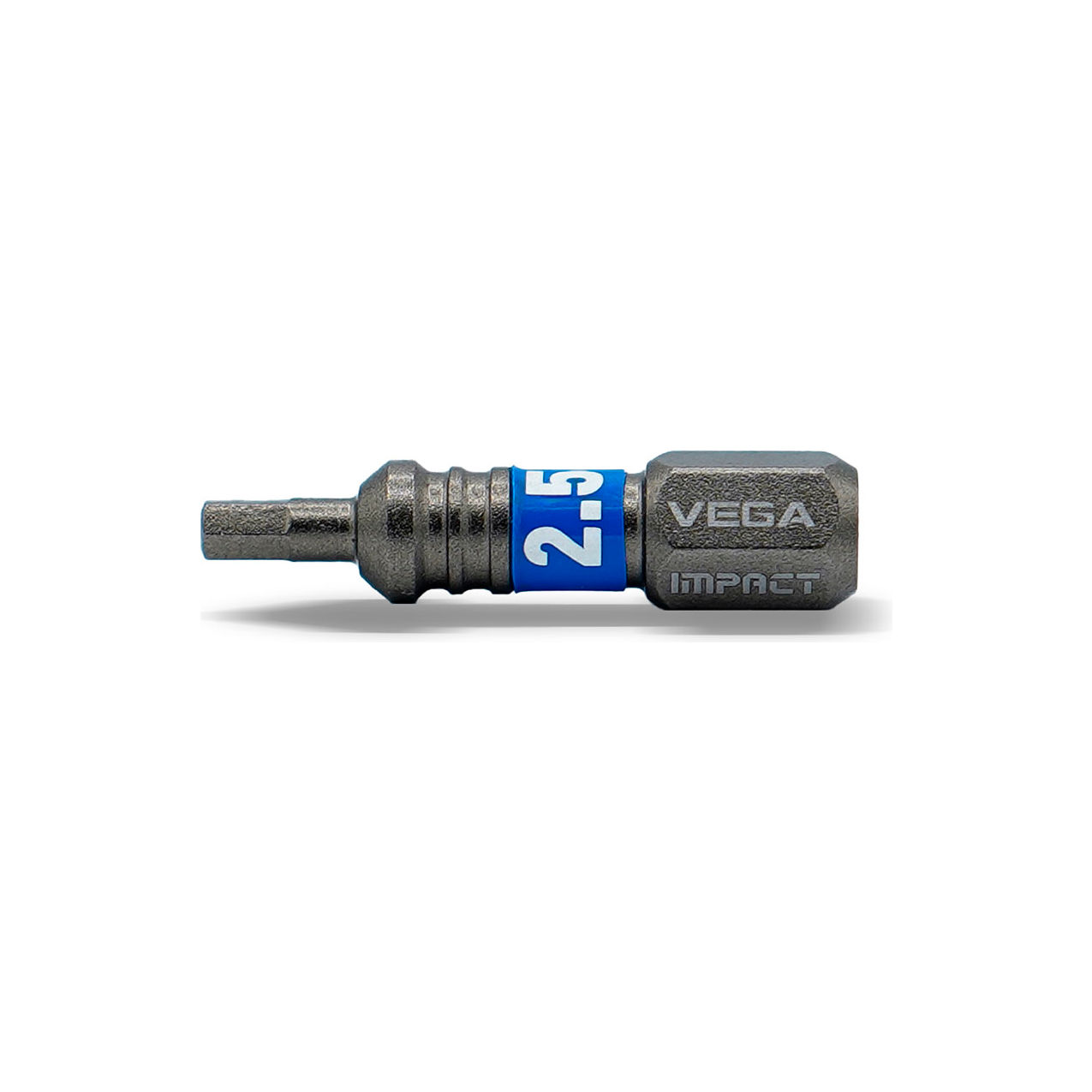 Impactech Hex 2.5mm Insert Bit x 1-1/8", S2 Modified Steel