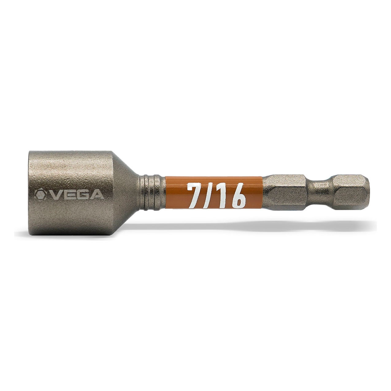 Impactech 7/16" Magnetic Nutsetter x 2-9/16", S2 Modified Steel