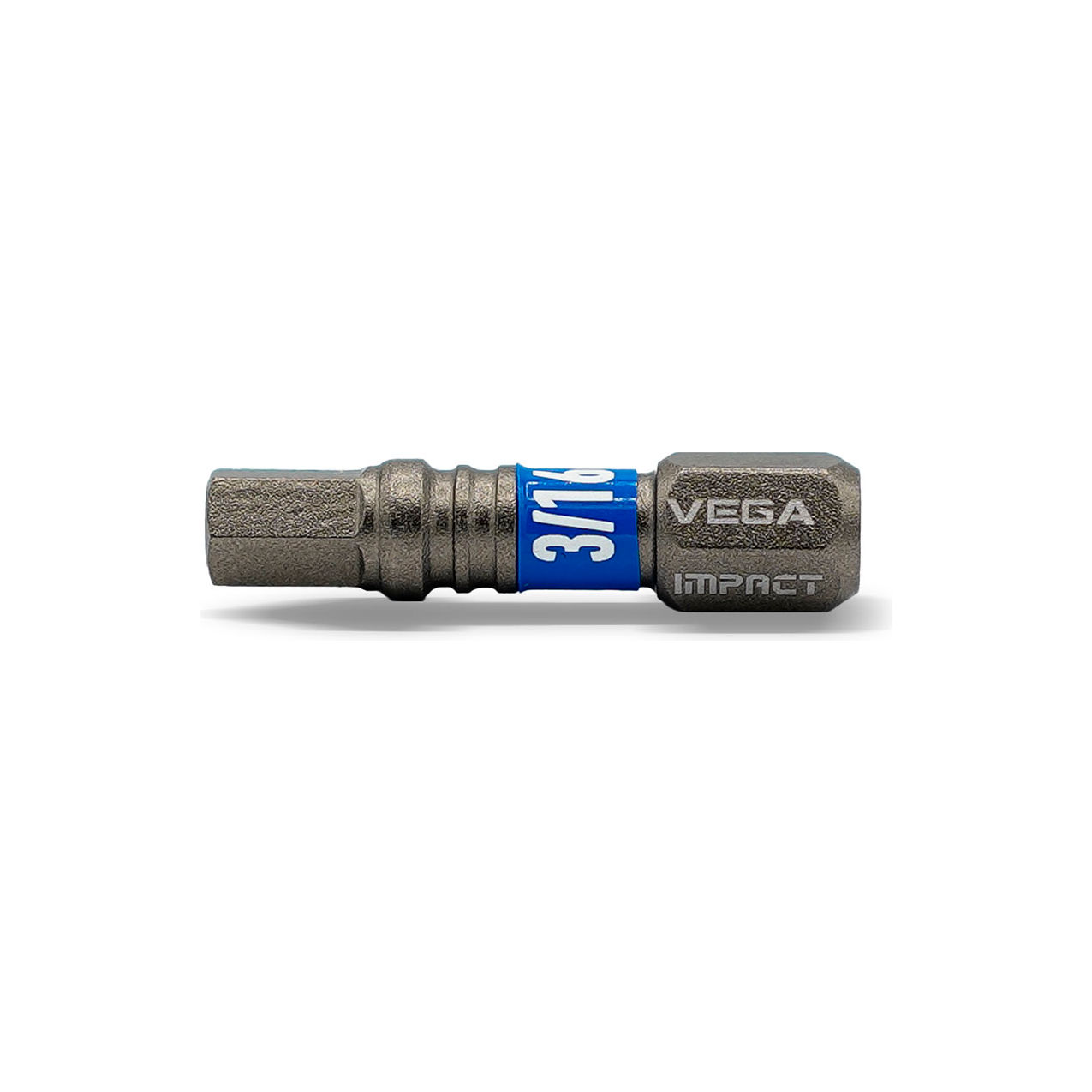 Impactech Hex 3/16" Insert Bit x 1-1/8", S2 Modified Steel