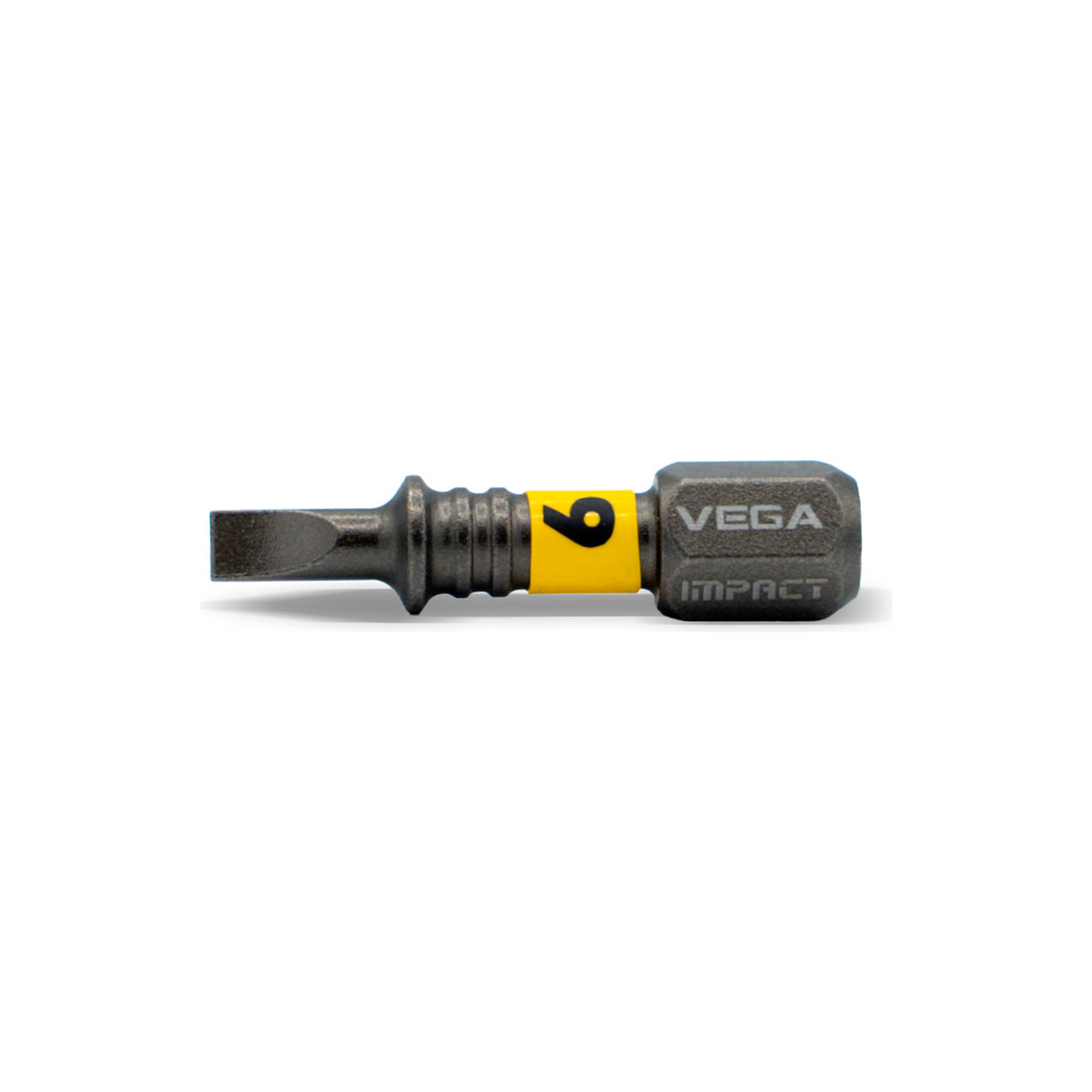 Impactech Slotted #6 Insert Bit x 1-1/8", S2 Modified Steel