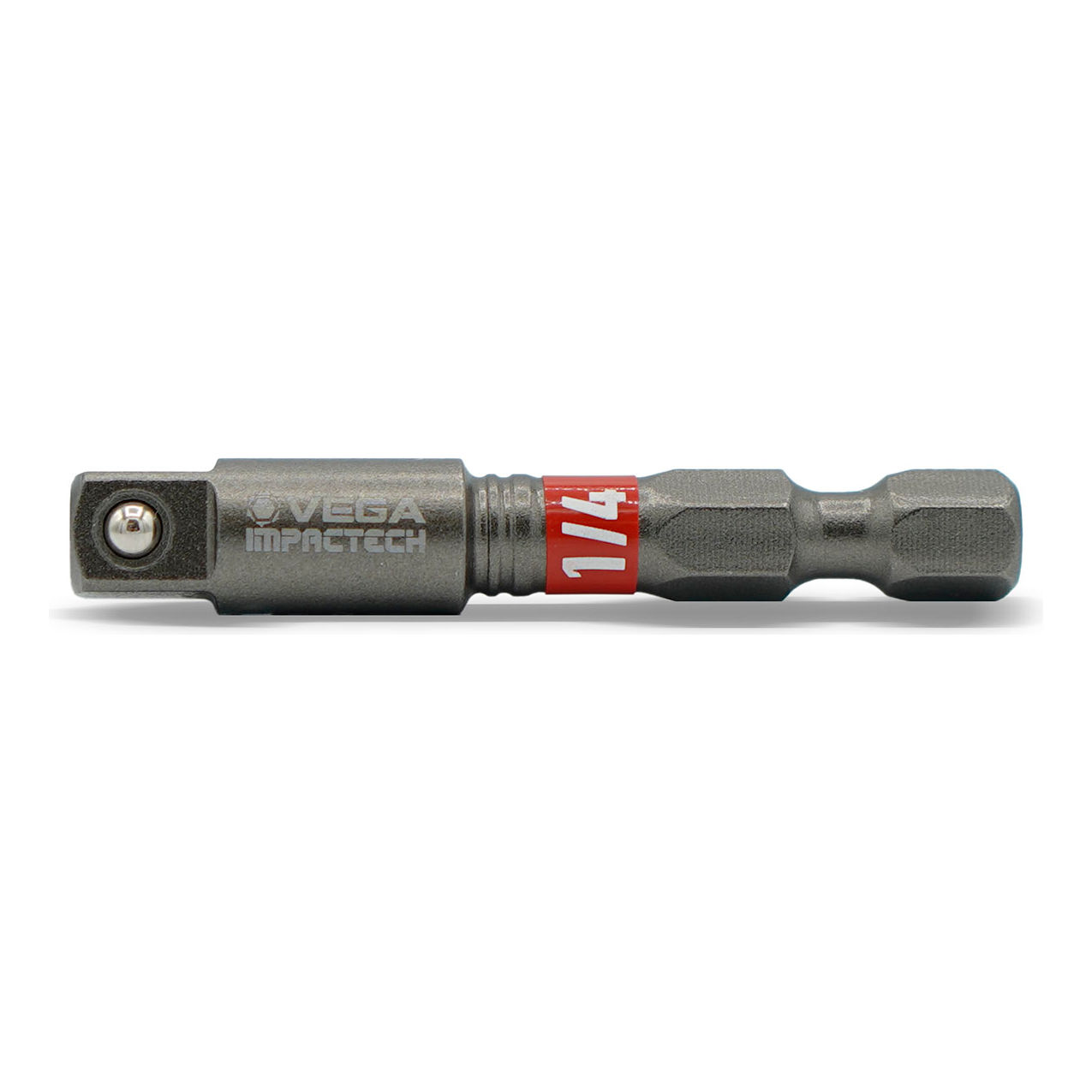 Impactech 1/4" x 1/4" Socket Adapter with Ball x 2", S2 Modified Steel