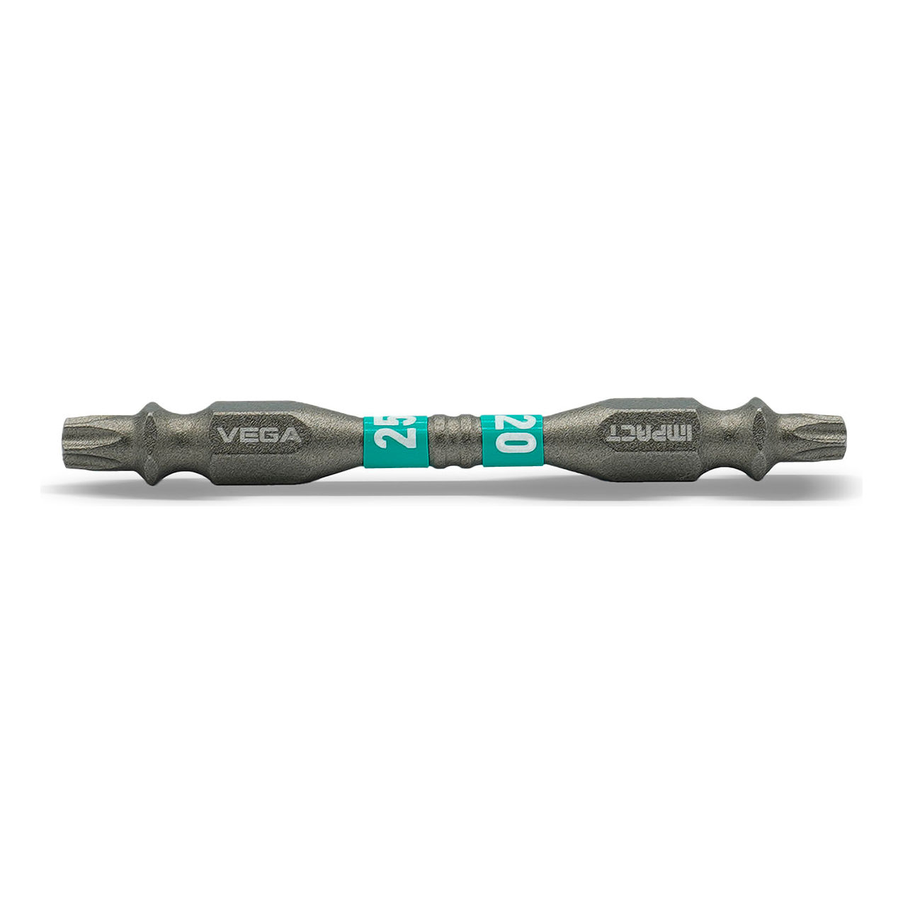Impactech T20 + T25 Double End Power Bit x 2-9/16", S2 Modified Steel