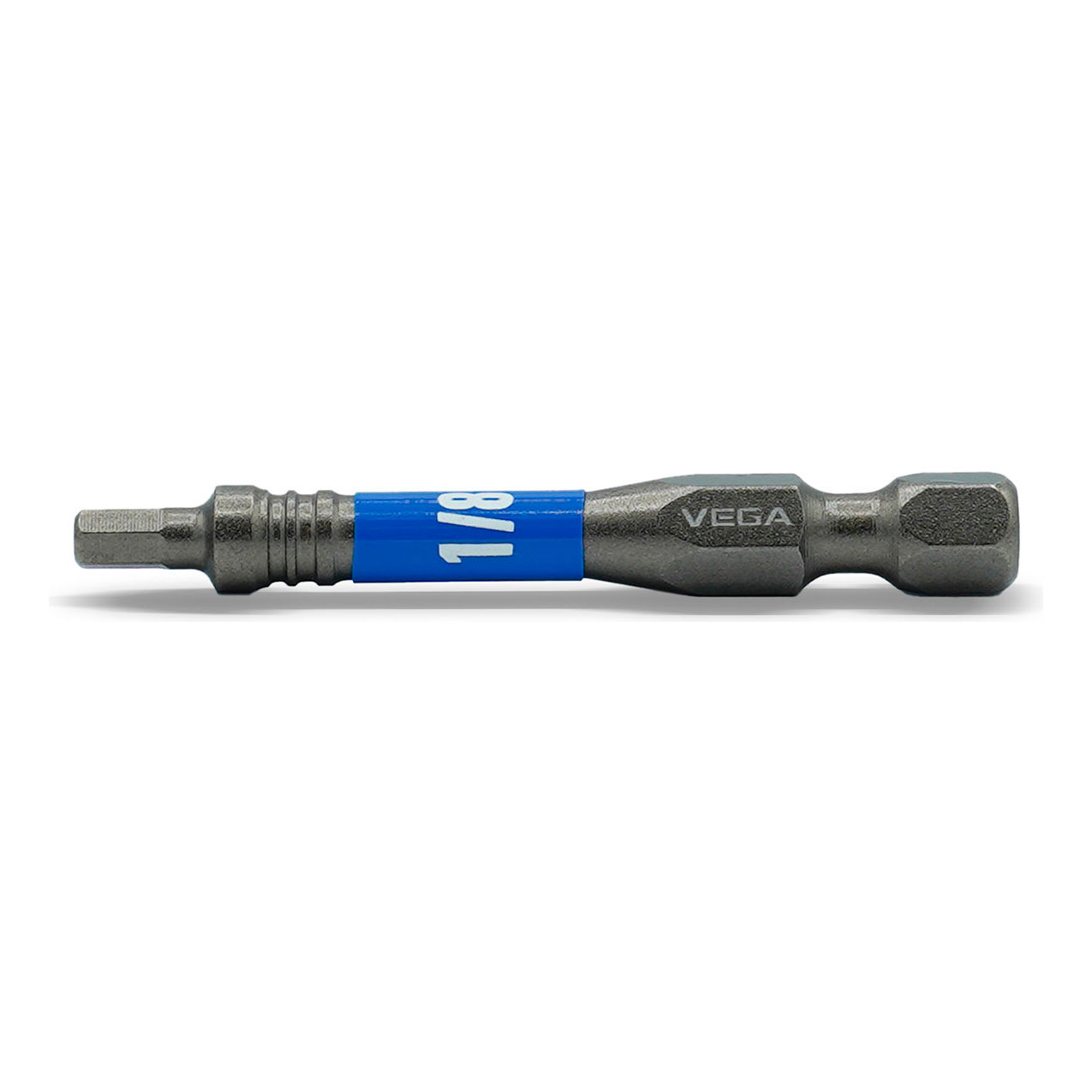 Impactech Hex 1/8" Power Bit x 2-1/8", S2 Modified Steel