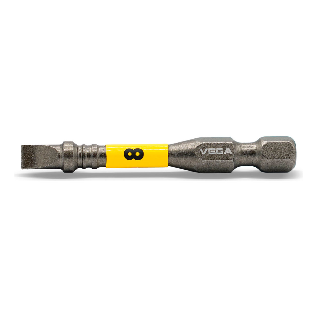 Impactech Slotted #8 Power Bit x 2-1/8", S2 Modified Steel