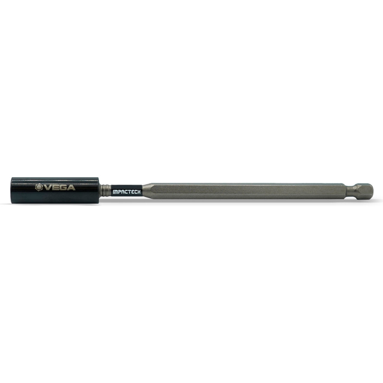 Impactech Magnetic Bit Holder with C-Ring x 6", S2 Modified Steel
