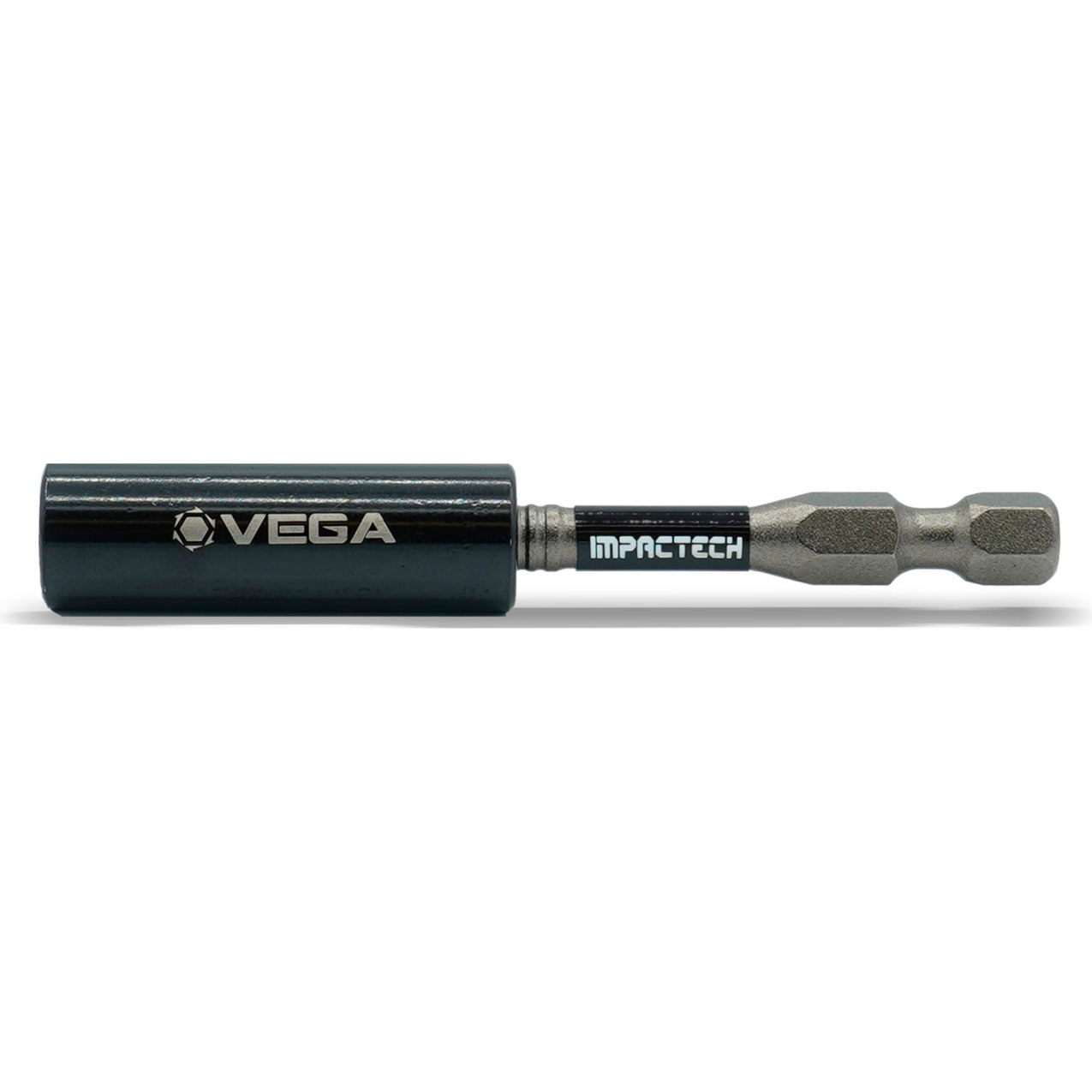 Impactech 1/4" Magnetic Bit Holder with C-Ring x 3", S2 Modified Steel