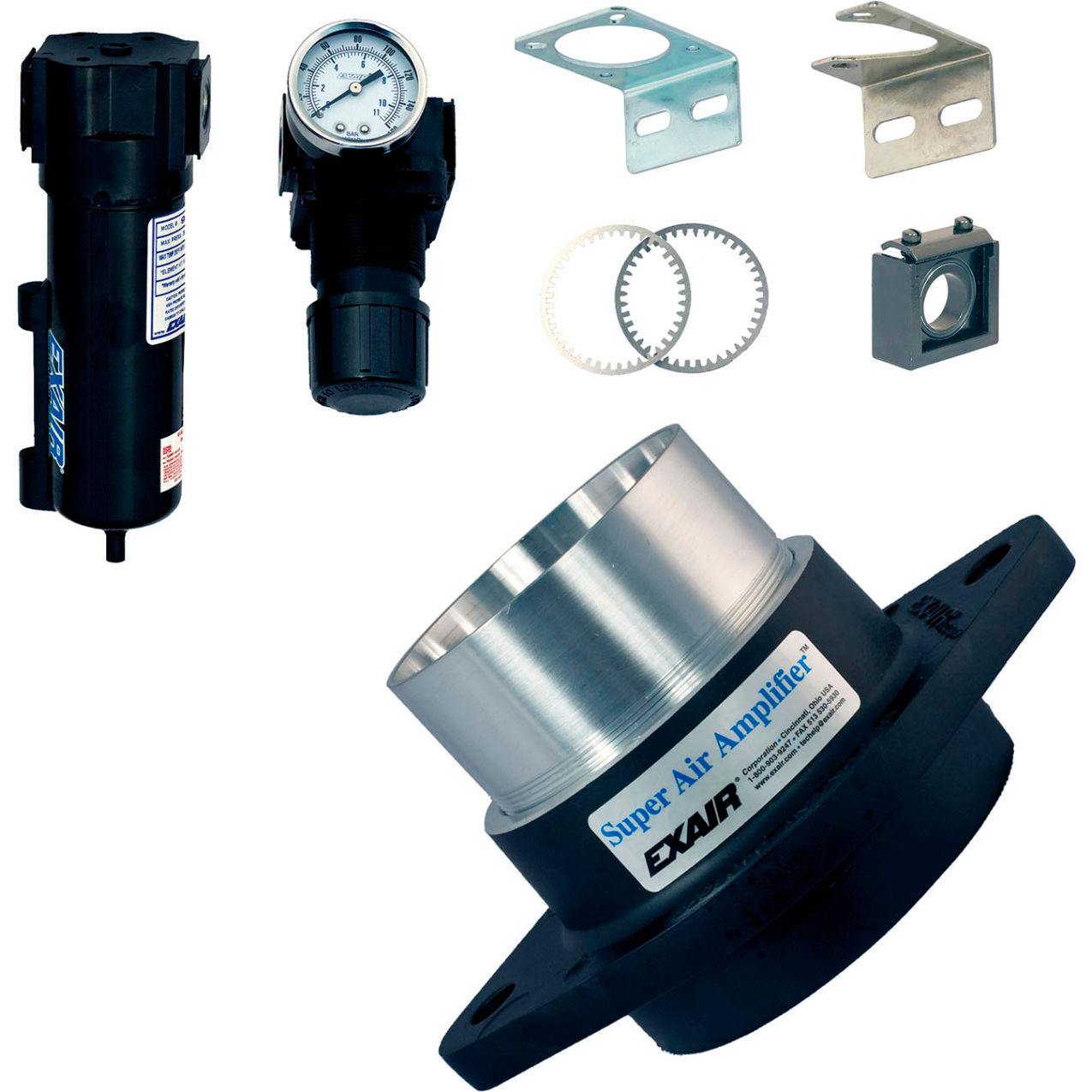 Super Air Amplifier Kit, 4 Dia.
