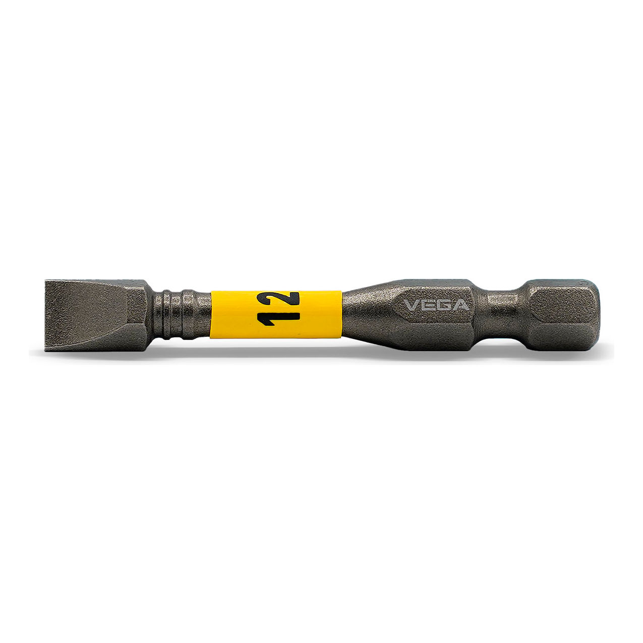 Impactech Slotted #12 Power Bit x 2-1/8", S2 Modified Steel